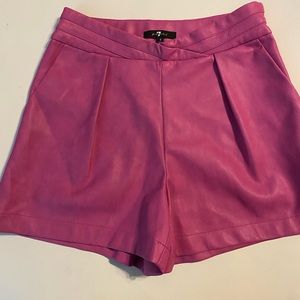 7 for all mankind women’s size small leather short